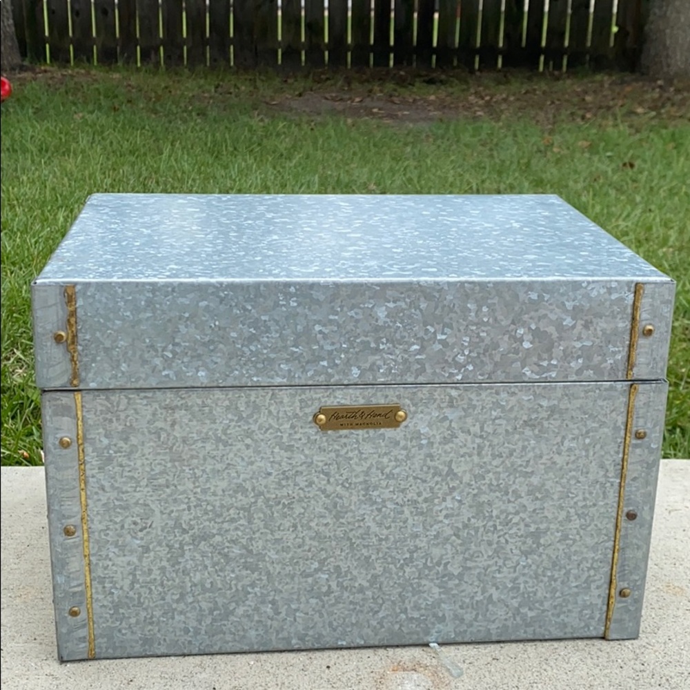 Hearth & Hand metal storage box